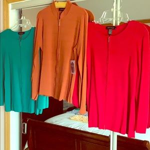 Zippered Cardigans